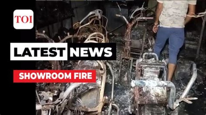 
36 e-bikes gutted in motor showroom fire in Andhra 