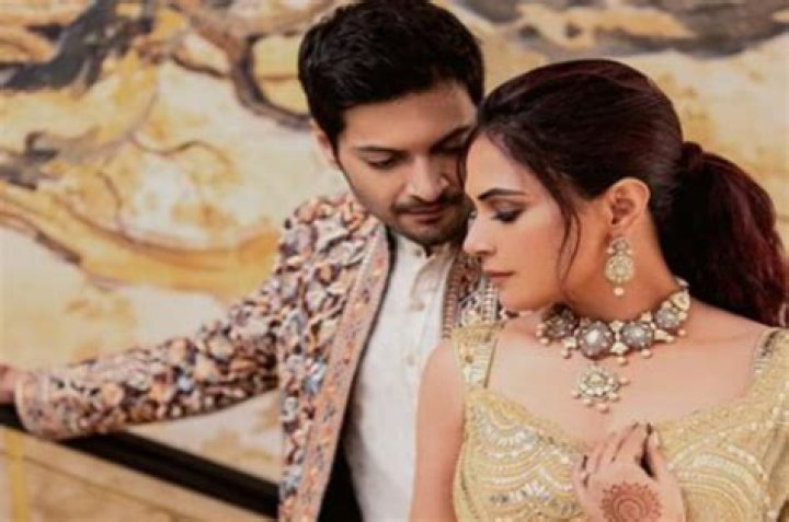 
Ali Fazal, Richa Chadha Look Ethereal At Their Cocktail Party 