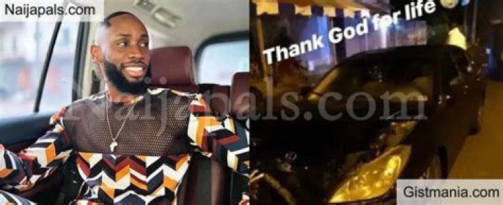 
BBNaija’s Emmanuel Survives Fatal Car Accident 