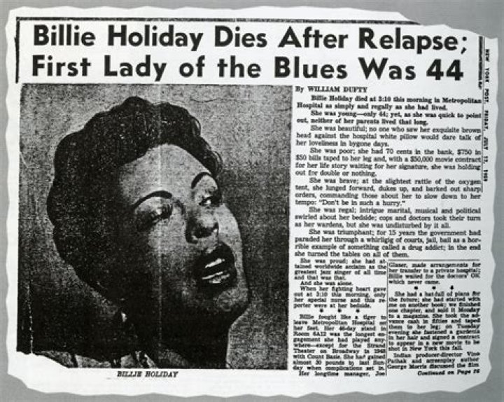 Billie Holiday Cause of Death, How did Billie Holiday Die?