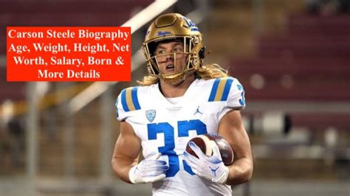 
Carson Steele Height, Weight, Net Worth, Age, Birthday, Wikipedia, Who, Nationality, Biography 