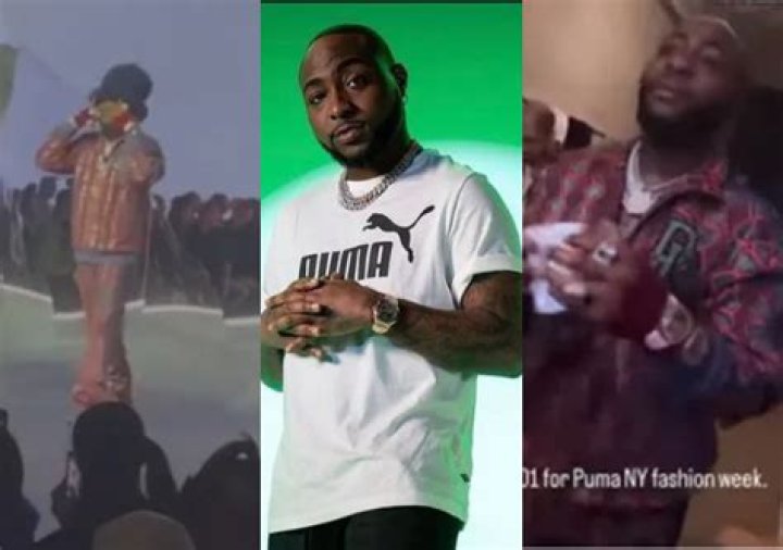 
Davido walks runway for Puma at New York Fashion Week 