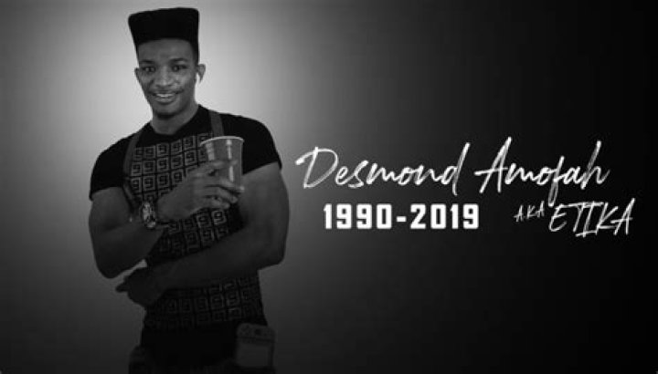 
Desmond Etika Amofah Obituary, What was Desmond Etika Amofah Cause of Death? 