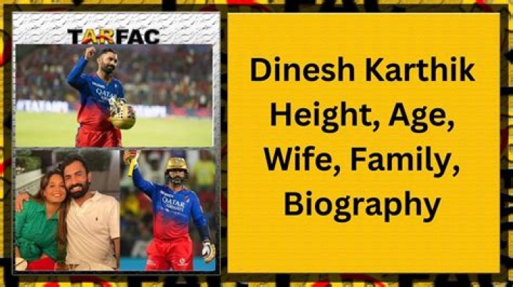 Dinesh Karthik Height, Weight, Net Worth, Age, Birthday, Wikipedia, Who, Nationality, Biography