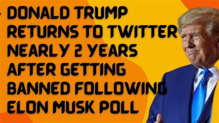 
Donald Trump Returns to Twitter Nearly 2 Years After Getting Banned Following Elon Musk Poll 