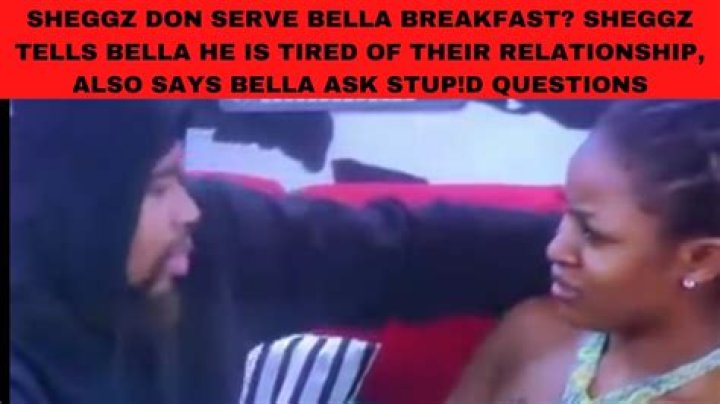
“I’m Tired Of This Relationship”- Sheggz Clarifies Why He Made That Statement To Bella 