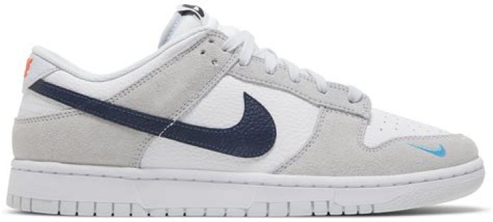 
Nike Dunk Low “Grey Navy” mini swoosh sneakers: Where to buy, price, and more explored 