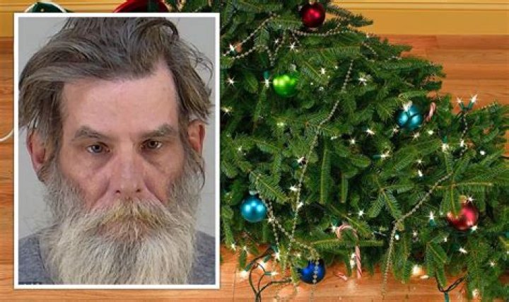 
Richard Atchison Arrested As He Throws Christmas Tree At His Wife, Charges 