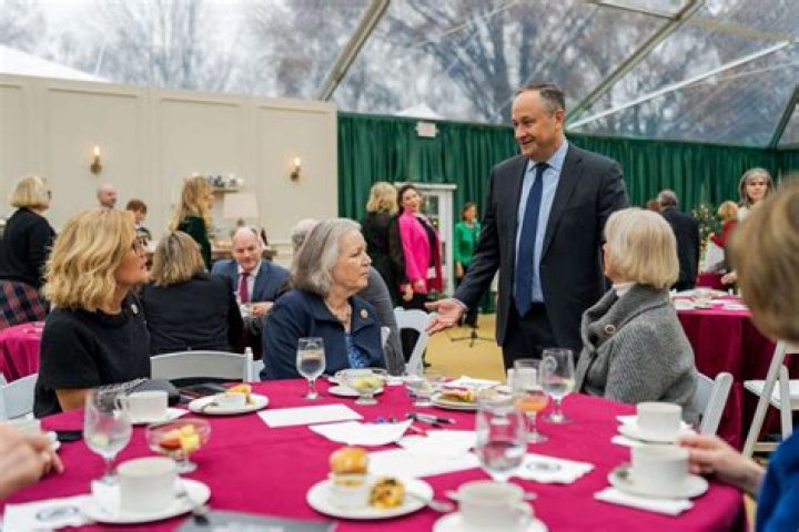 
Second Gentleman Doug Emhoff Hosts Bipartisan Charity Breakfast for Senate Spouses: ‘Really Meaningful to Me’ 