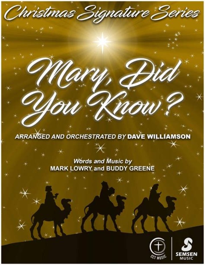 
The Christmas Classic “Mary Did You Know?” Was Written by Mark Lowry 