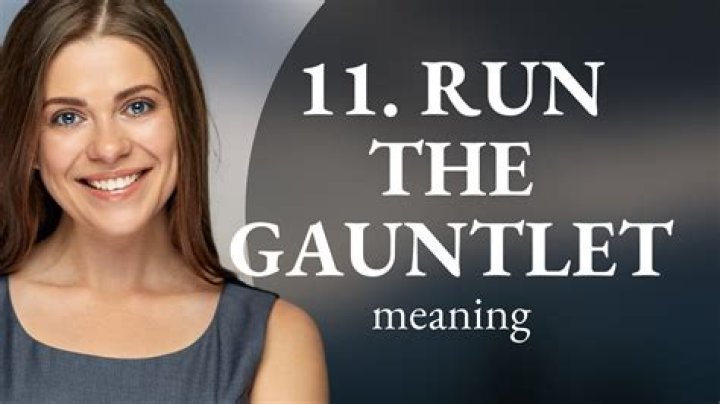 
What’s The Gauntlet Challenge Meaning And Definition By Urban Dictionary? 