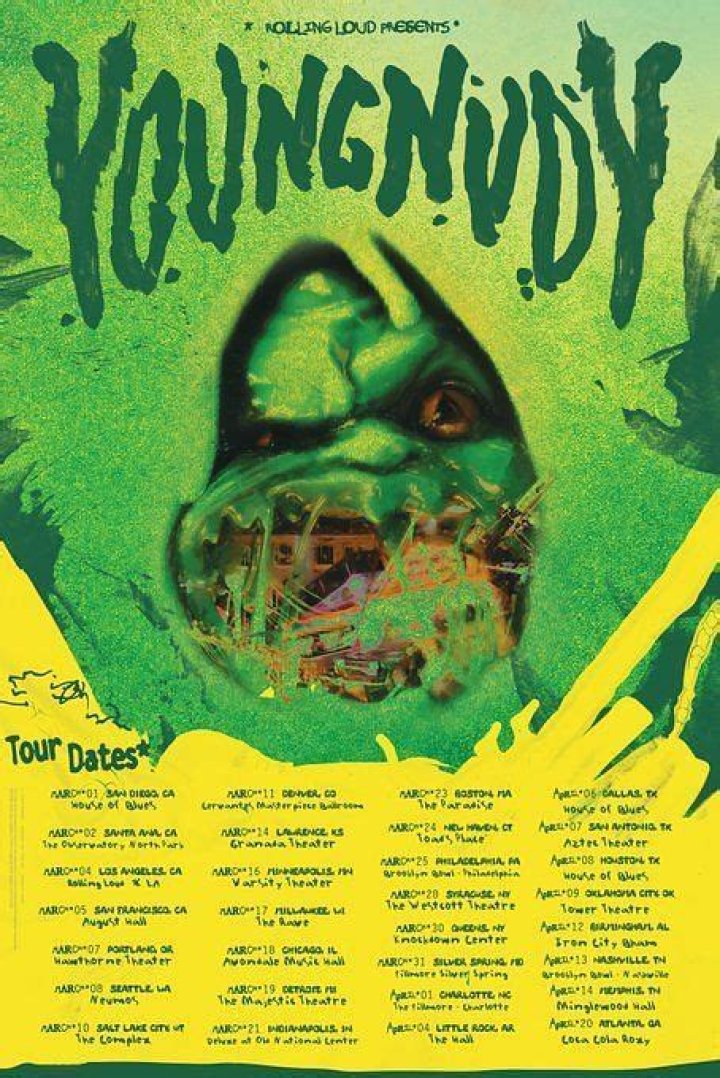 
Young Nudy Tour 2023: Tickets, dates, where to buy, venues, and more 
